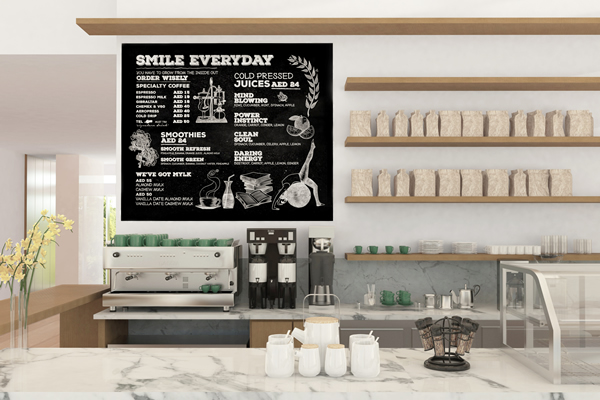 Illustrative Menu Design