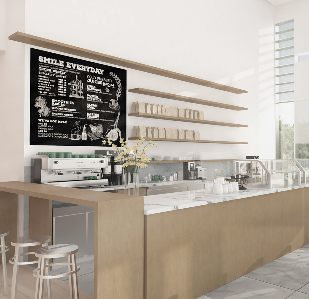 Illustrative Menu Design